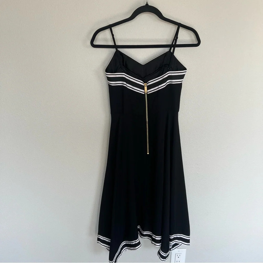 NWOT Ted Baker Kahmen Strappy Midi Dress Black and White Casual Preppy Women’s 4 - Picture 8 of 14
